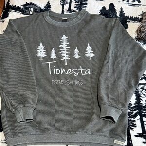 Zachary Prell Tionesta Graphic Crewneck Sweatshirt - Gray